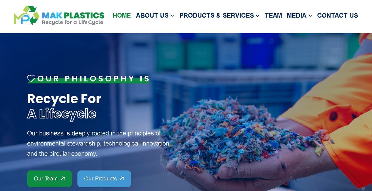 MAK PLASTICS website by AMIR1
