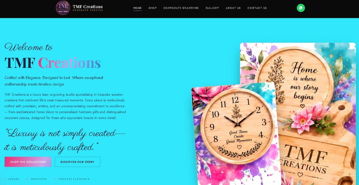 TMF CREATIONS website by AMIR1